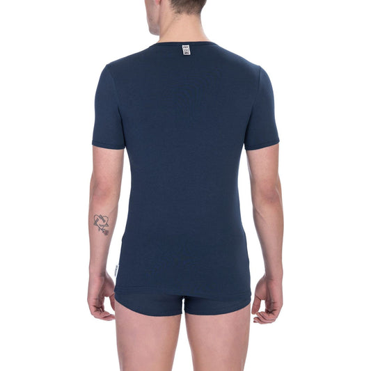 Bikkembergs Blue Cotton Men's T-Shirt Bikkembergs