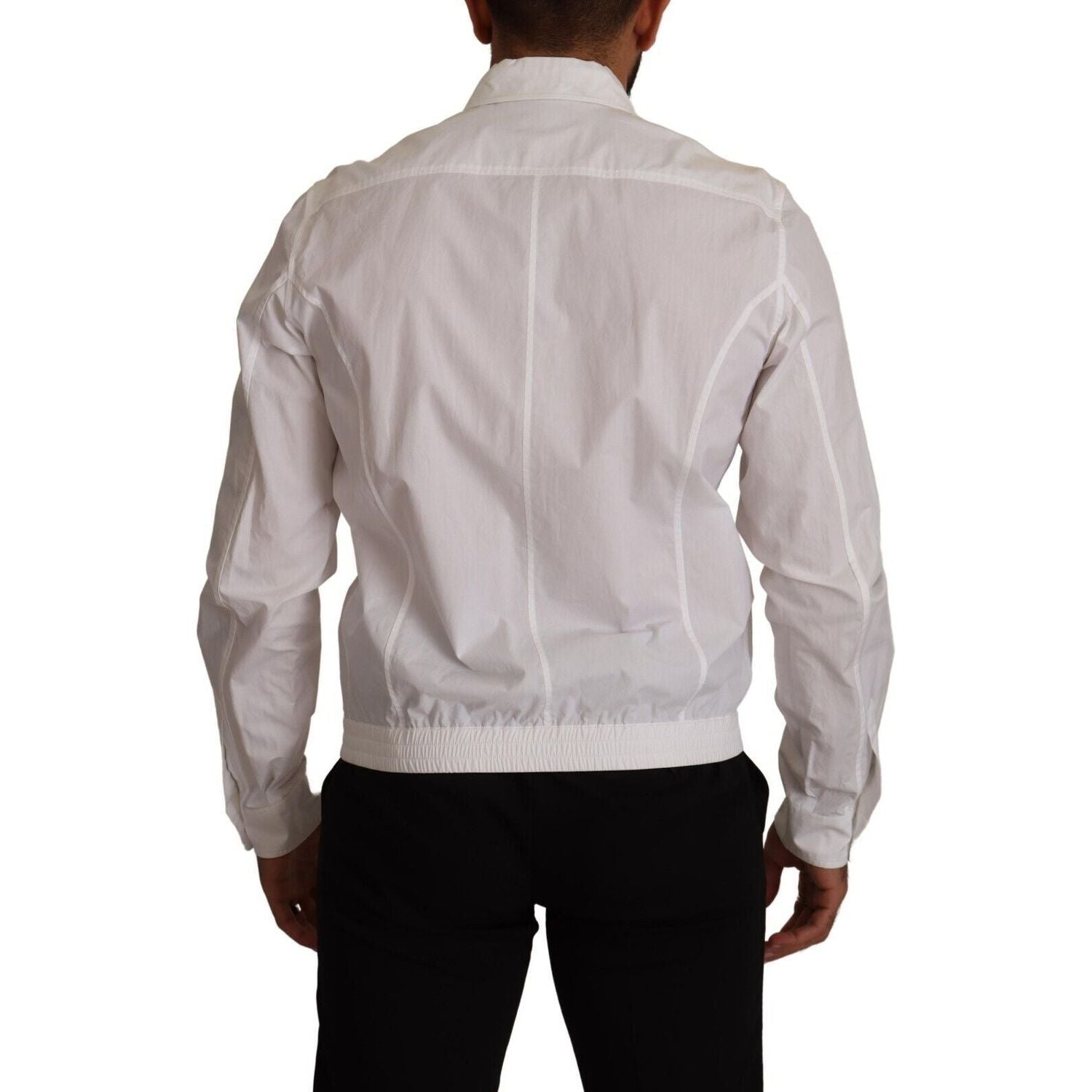 Dolce & Gabbana Elegant Italian White Cotton Shirt