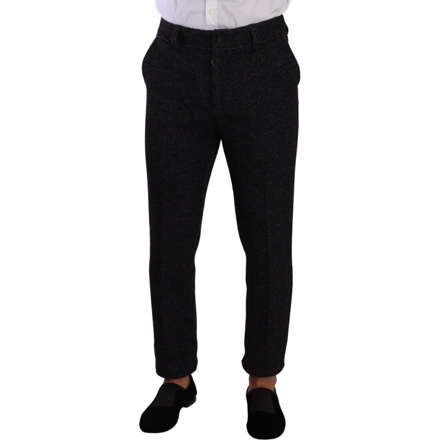 Dolce & Gabbana Elegant Wool Blend Dress Pants Dolce & Gabbana