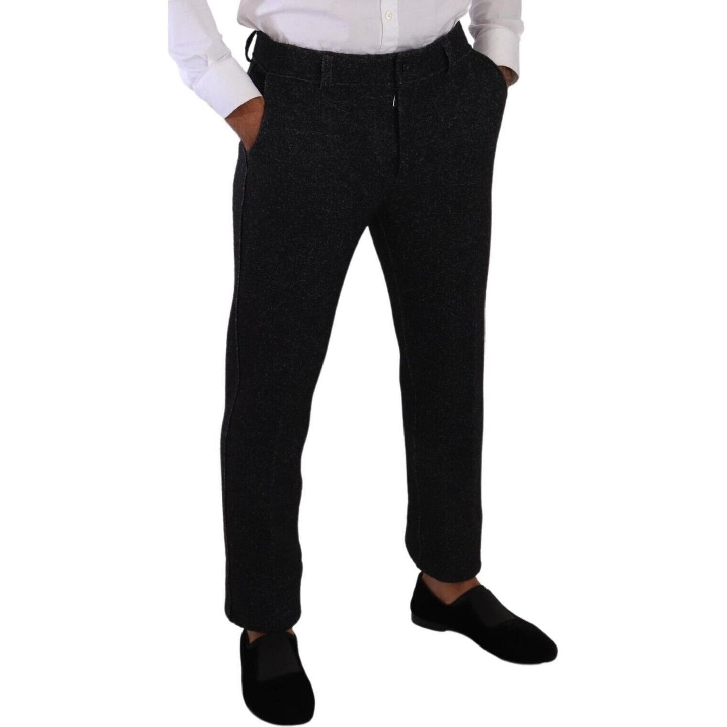 Dolce & Gabbana Elegant Wool Blend Dress Pants Dolce & Gabbana