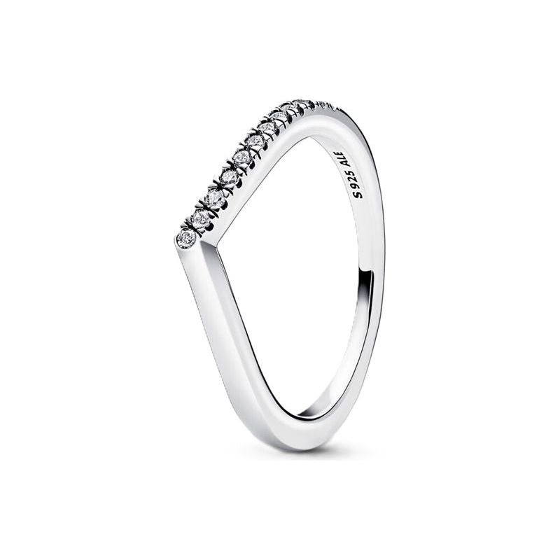 PANDORA JEWELS Mod. PANDORA TIMELESS WISH HALF SPARKLING - RING - Size 58 DESIGNER FASHION JEWELLERY PANDORA