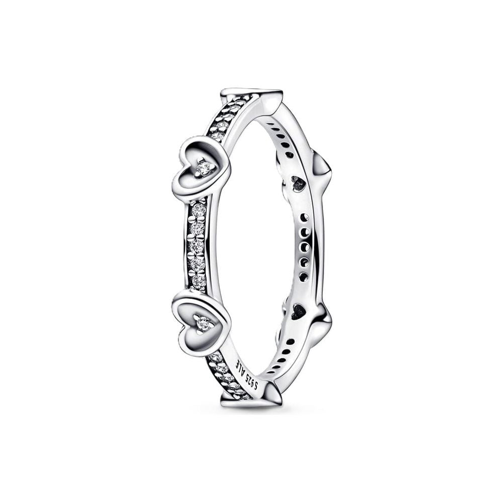 PANDORA JEWELS Mod. FREEHAND HEART - RING - Size 52 DESIGNER FASHION JEWELLERY PANDORA