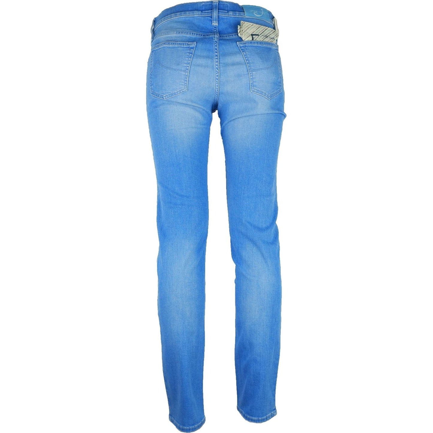 Jacob Cohen Elegant Light Blue Elasticized Denim