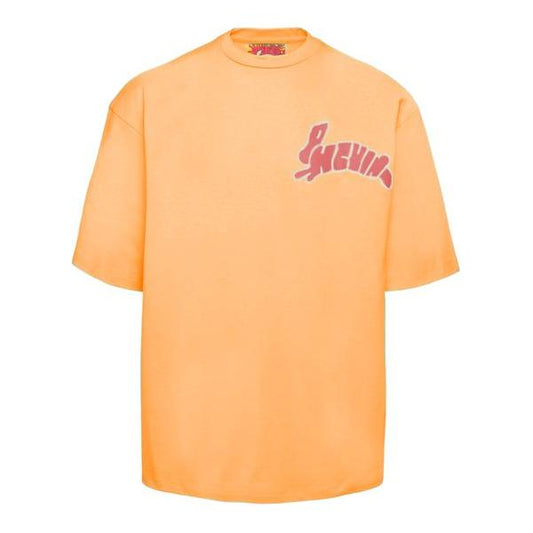 Pharmacy Industry Orange Cotton Men's T-Shirt Pharmacy Industry