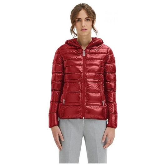 Centogrammi Red Nylon Women Jacket Centogrammi