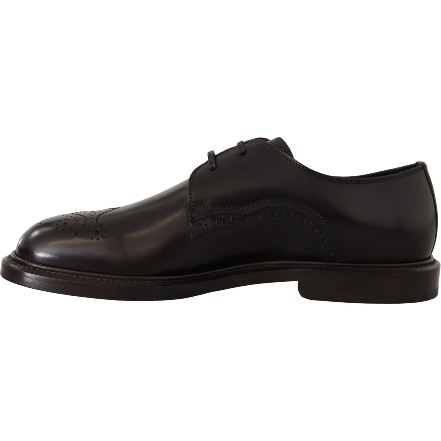 Dolce & Gabbana Elegant Black Derby Dress Shoes Dolce & Gabbana