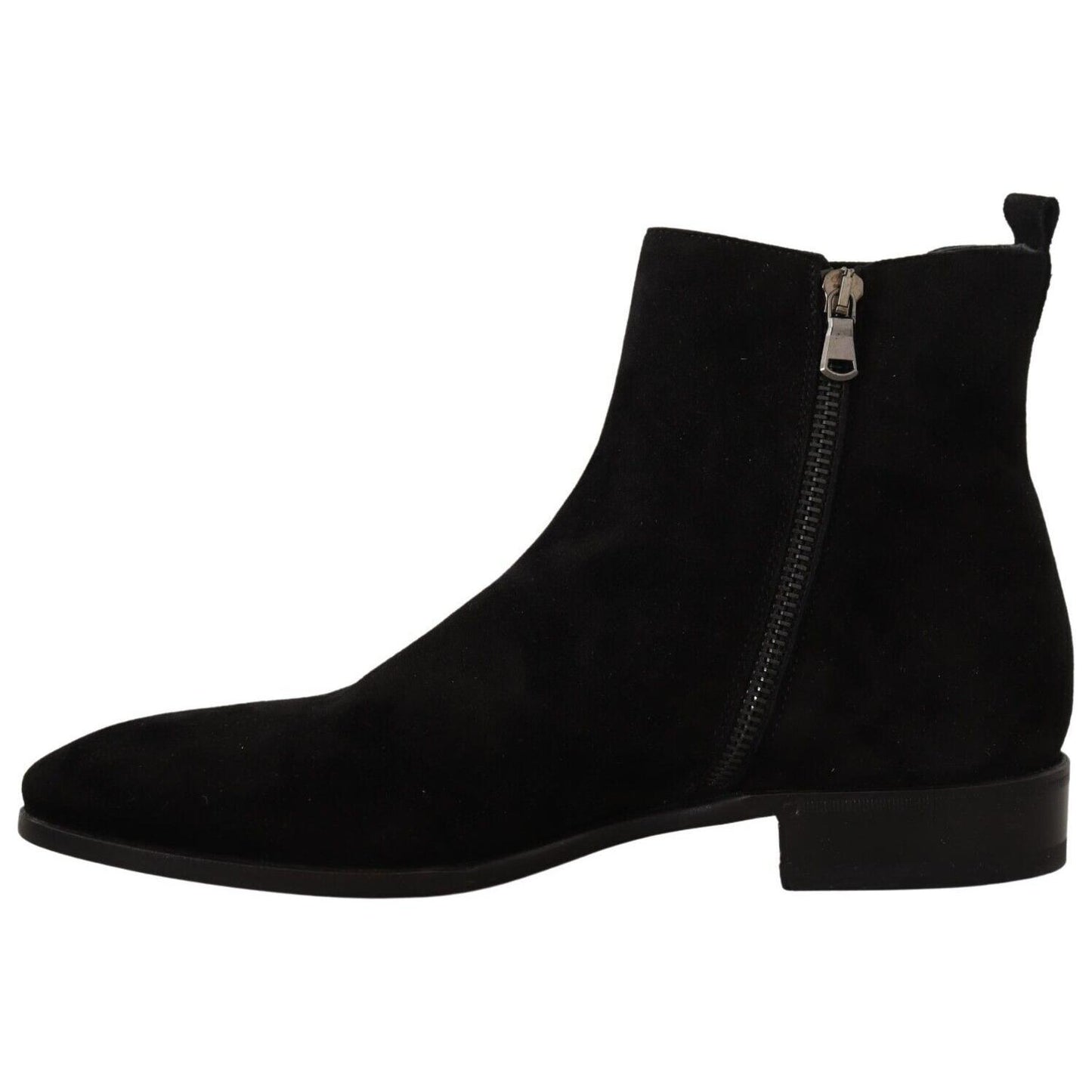 Dolce & Gabbana Elegant Suede Leather Chelsea Boots Dolce & Gabbana