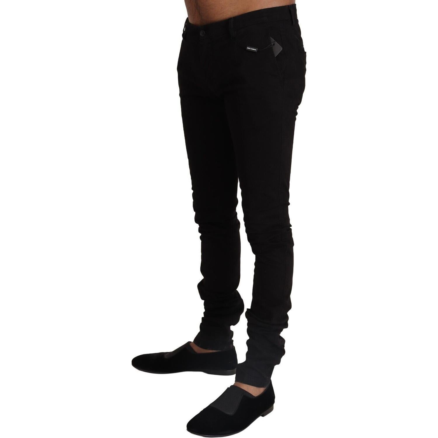 Dolce & Gabbana Elegant Slim Fit Skinny Pants for Men