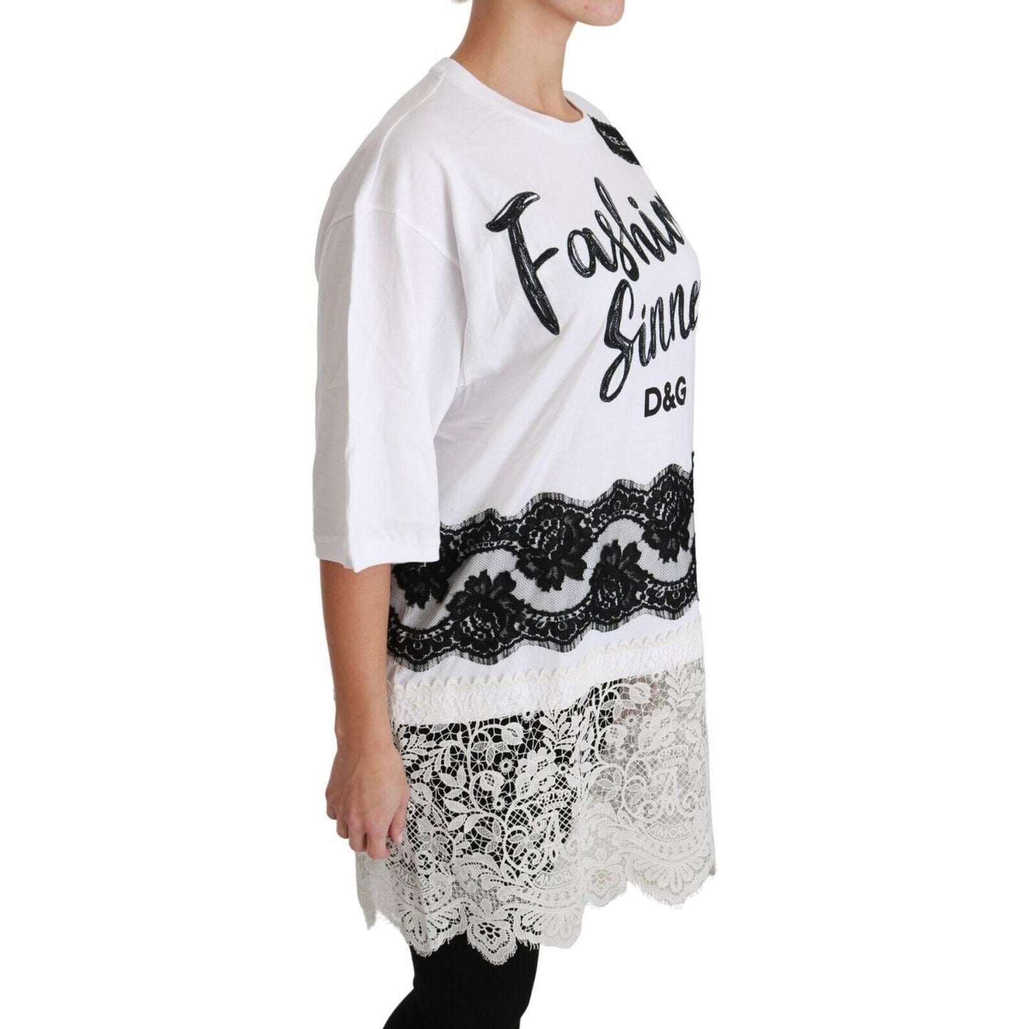 Dolce & Gabbana Chic DG Fashion Sinners Oversized Tee Dolce & Gabbana