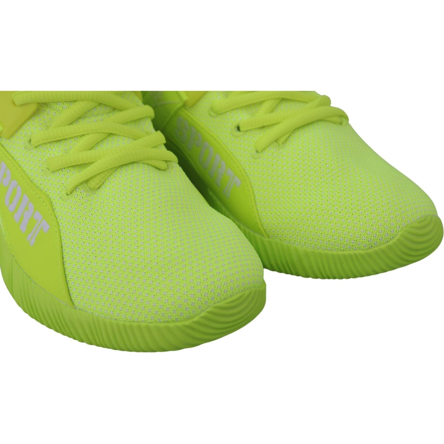 Plein Sport Electrify Your Step with Yellow Carter Sport Sneakers Plein Sport