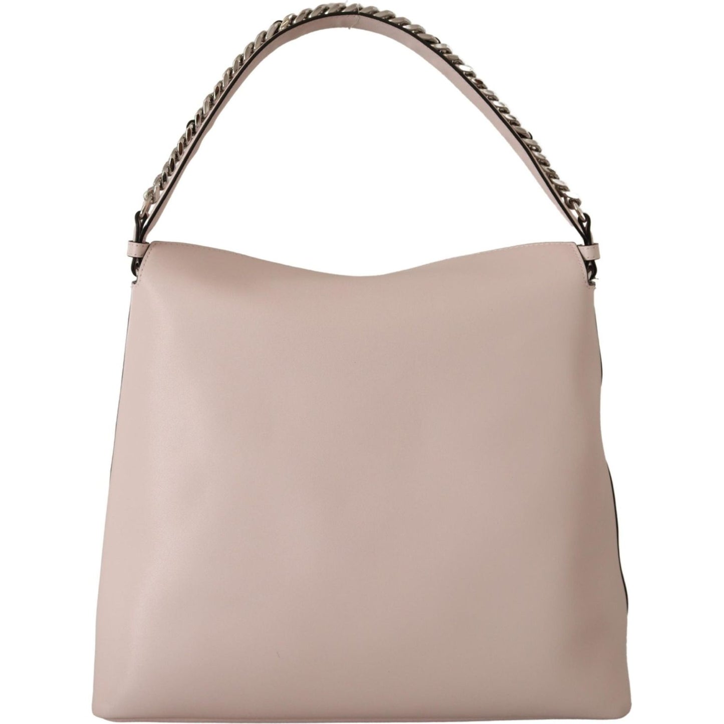 Karl Lagerfeld Elegant Mauve Chalk Leather Shoulder Bag Karl Lagerfeld