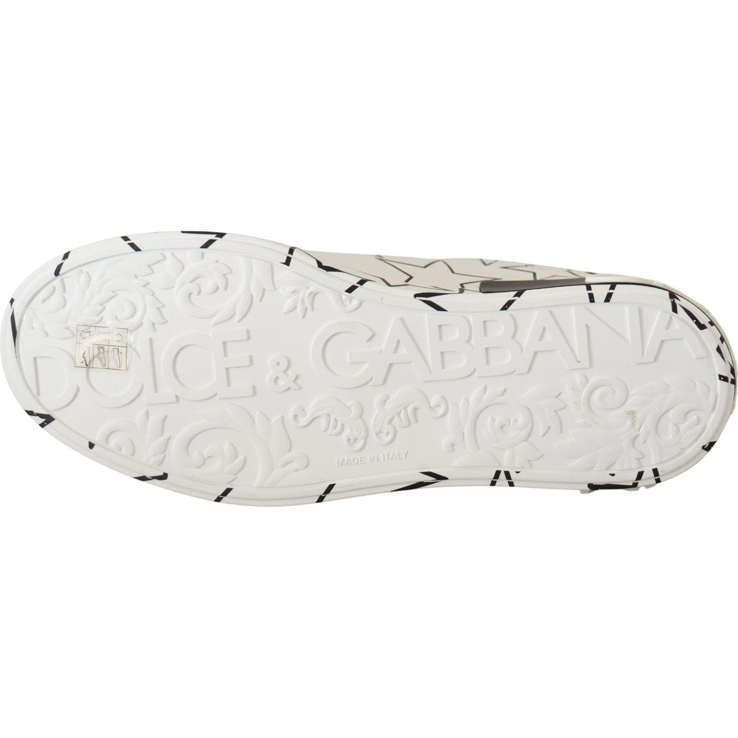 Dolce & Gabbana Elegant Star-Patterned Low-Top Sneakers Dolce & Gabbana