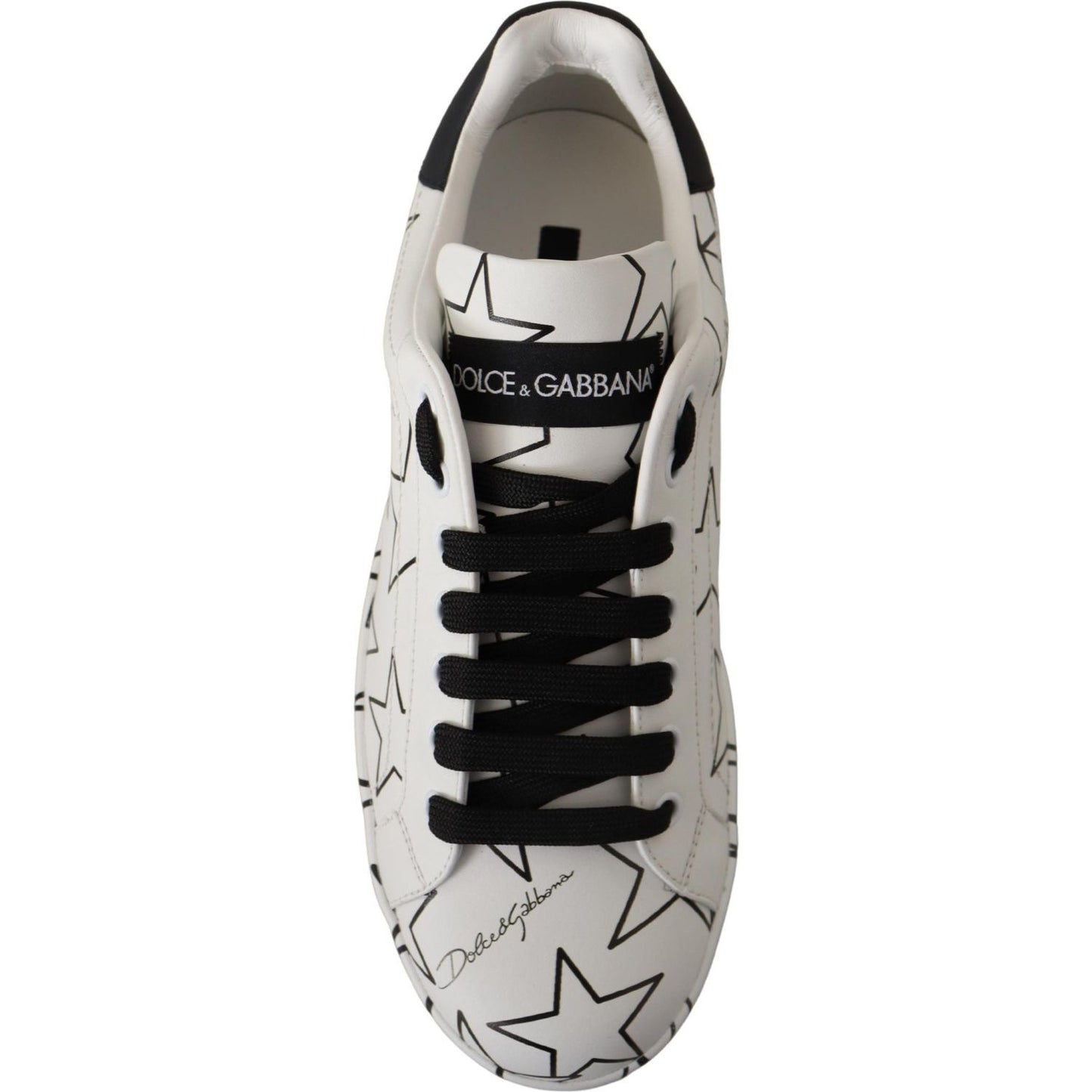 Dolce & Gabbana Elegant Star-Patterned Low-Top Sneakers Dolce & Gabbana