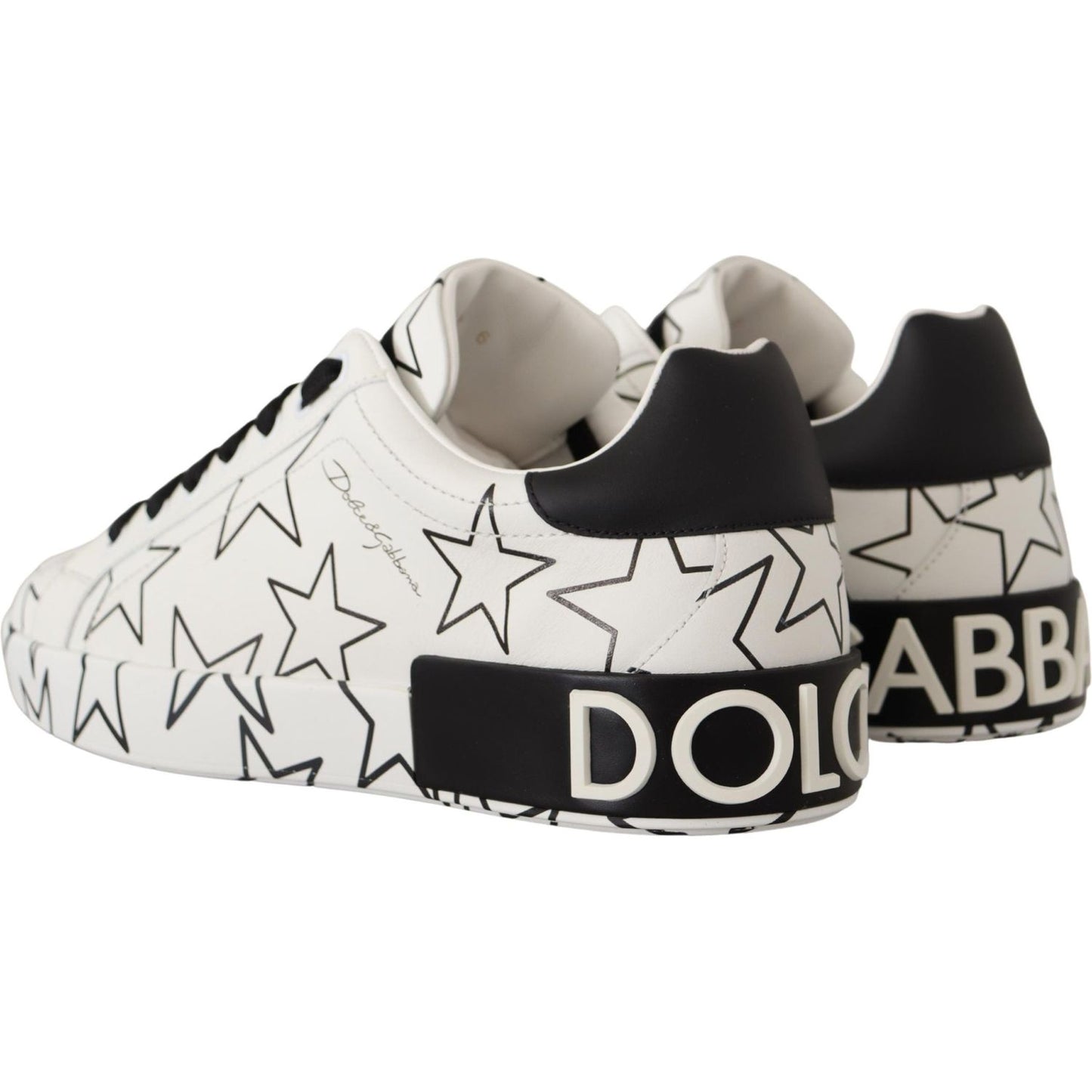 Dolce & Gabbana Elegant Star-Patterned Low-Top Sneakers Dolce & Gabbana