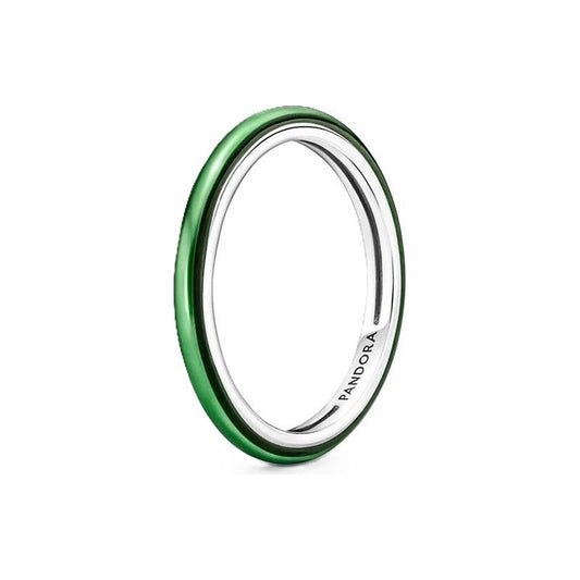 PANDORA JEWELS Mod. ME COLLECTION SHOCKING GREEN - RING - Size 50 DESIGNER FASHION JEWELLERY PANDORA