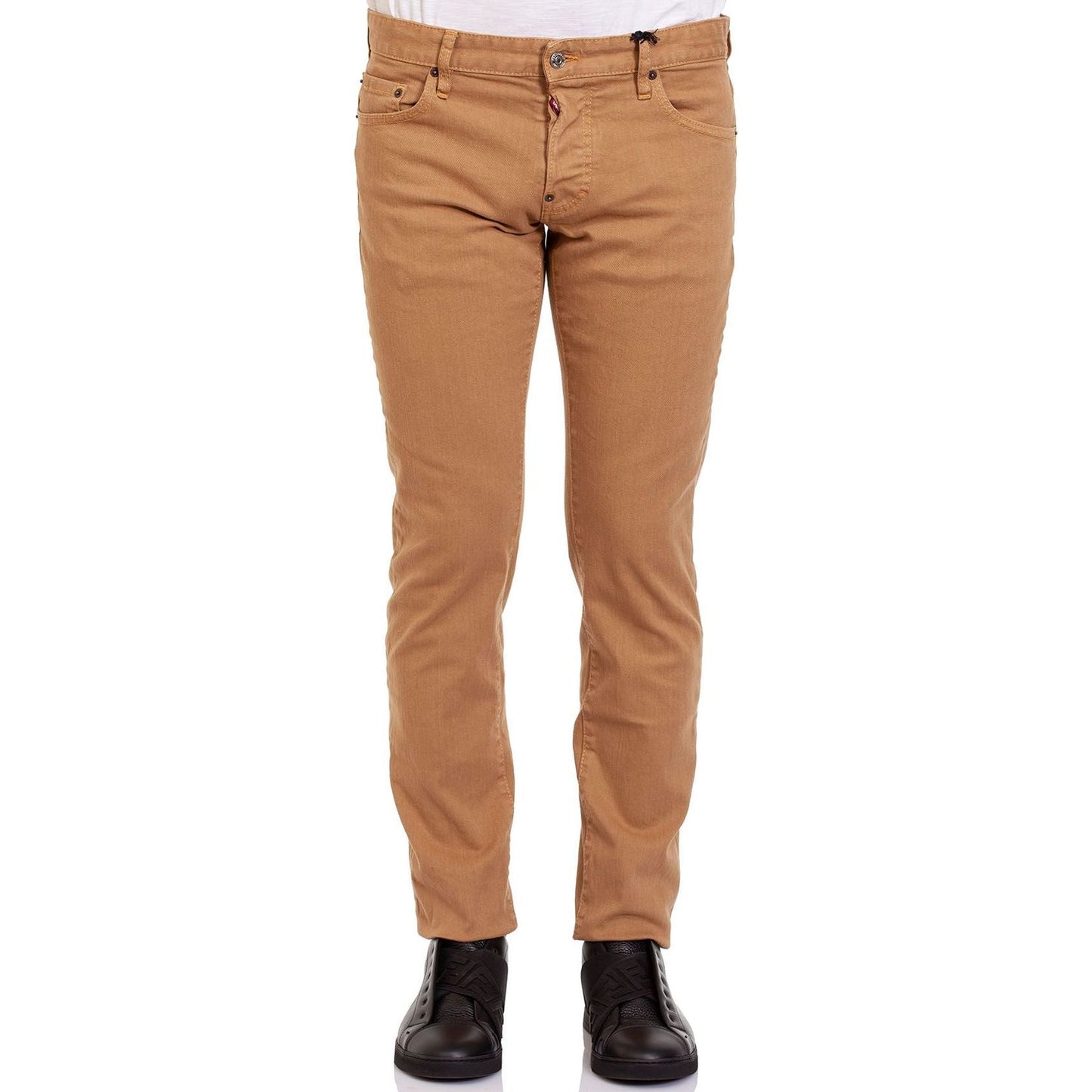 Dsquared² Sleek Brown Denim with Stretch Dsquared²