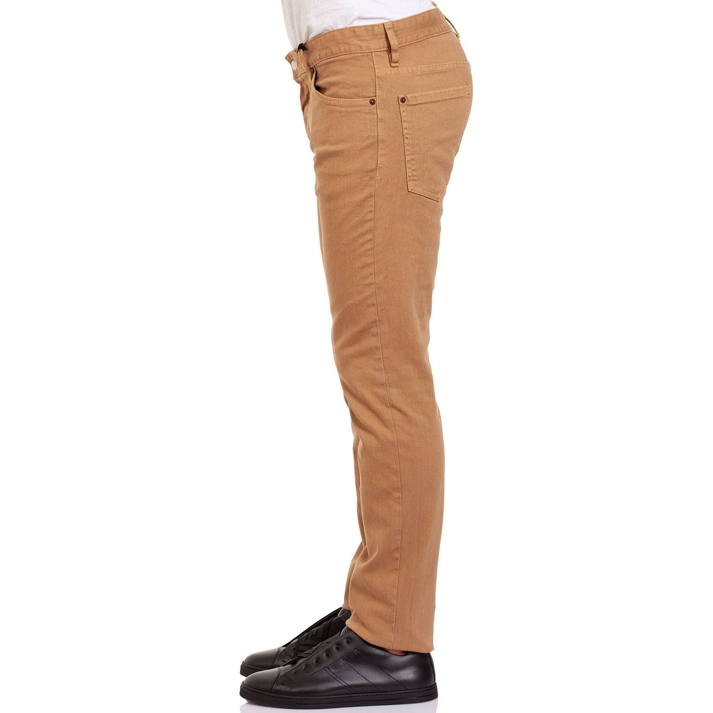 Dsquared² Sleek Brown Denim with Stretch Dsquared²