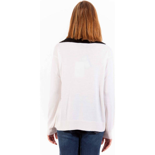 Love Moschino White Wool Women Sweater Love Moschino