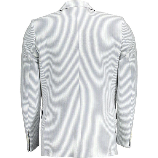 Gant Elegant White Long Sleeve Classic Jacket Gant