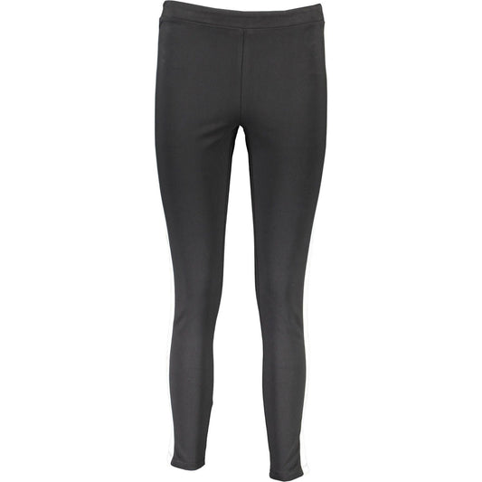 Calvin Klein Elegant Black Cotton Blend Leggings Calvin Klein