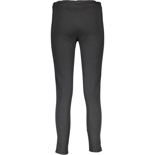 Calvin Klein Elegant Black Cotton Blend Leggings Calvin Klein