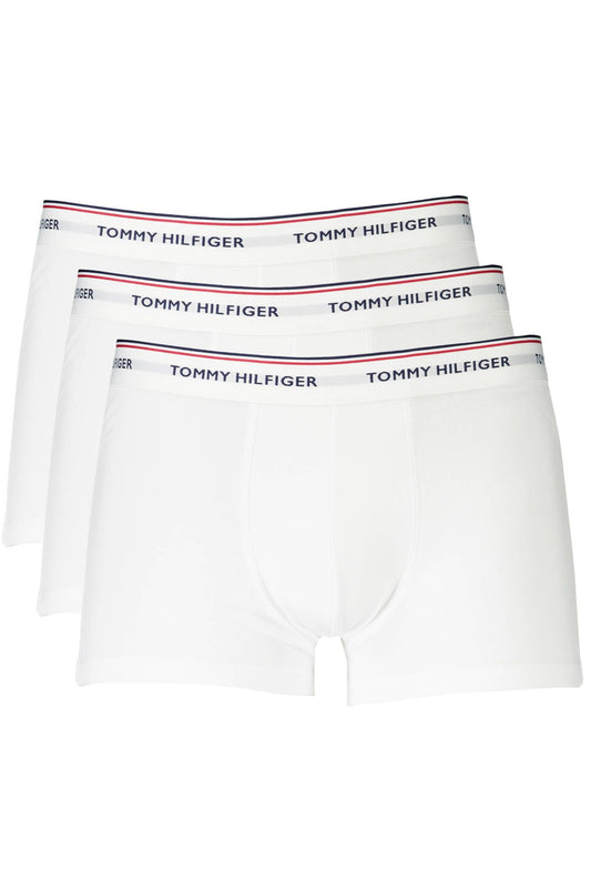 Tommy Hilfiger White Cotton Men Boxer Tommy Hilfiger