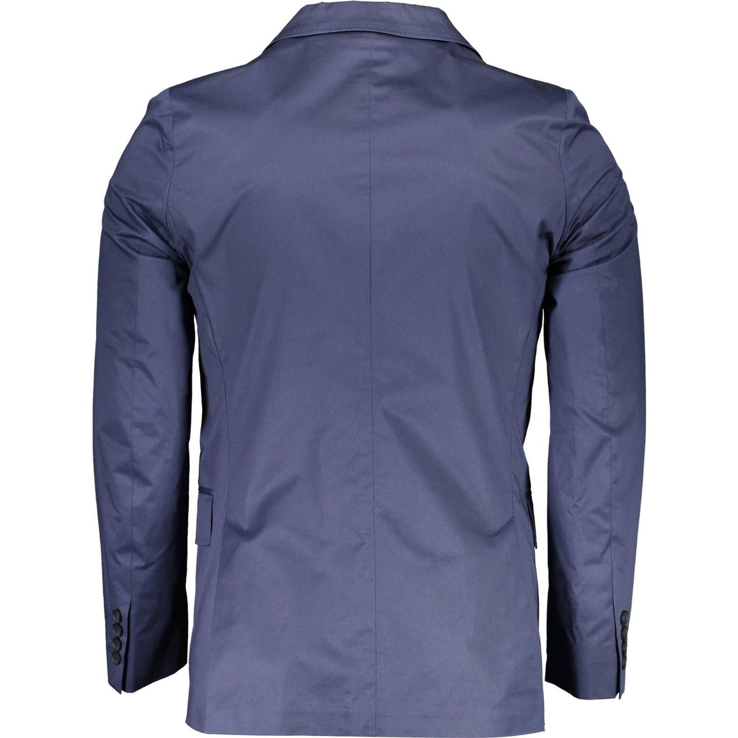 Gant Blue Cotton Men Jacket