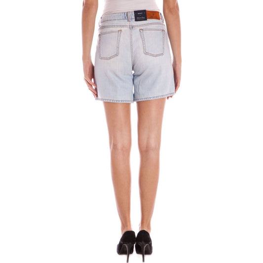 Gant Chic Light Blue Tailored Cotton Shorts Gant