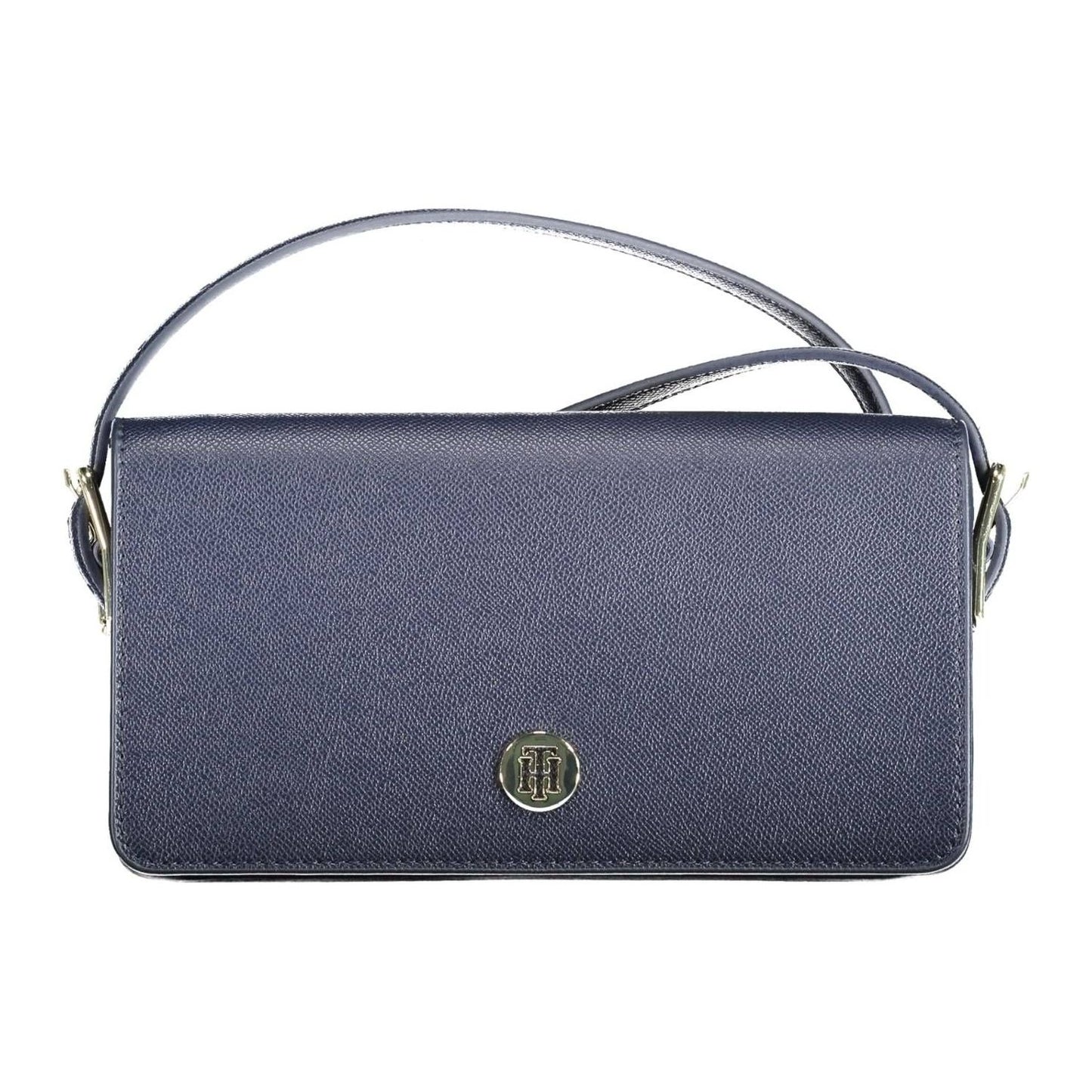 Tommy Hilfiger Chic Blue Polyurethane Shoulder Bag Tommy Hilfiger