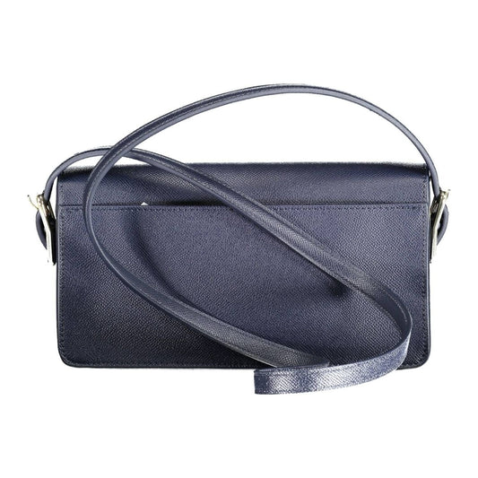 Tommy Hilfiger Chic Blue Polyurethane Shoulder Bag Tommy Hilfiger