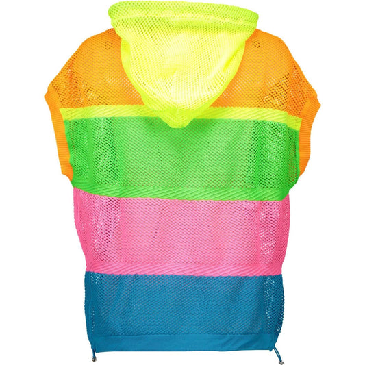 Love Moschino Chic Multicolor Hooded Sweater with Logo Love Moschino