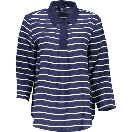 Gant Chic Blue 3/4 Sleeve Polo Shirt Gant