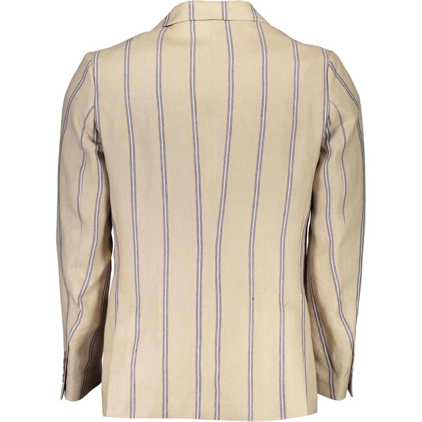 Gant Classic Linen Single-Breast Beige Jacket Gant