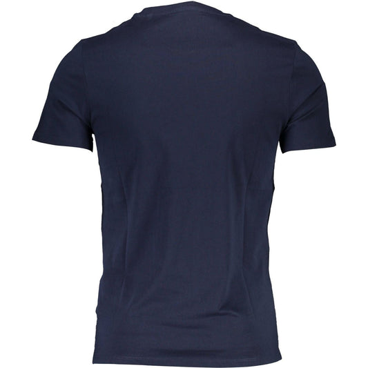 Guess Jeans Sleek Slim-Fit Logo Tee in Blue Guess Jeans