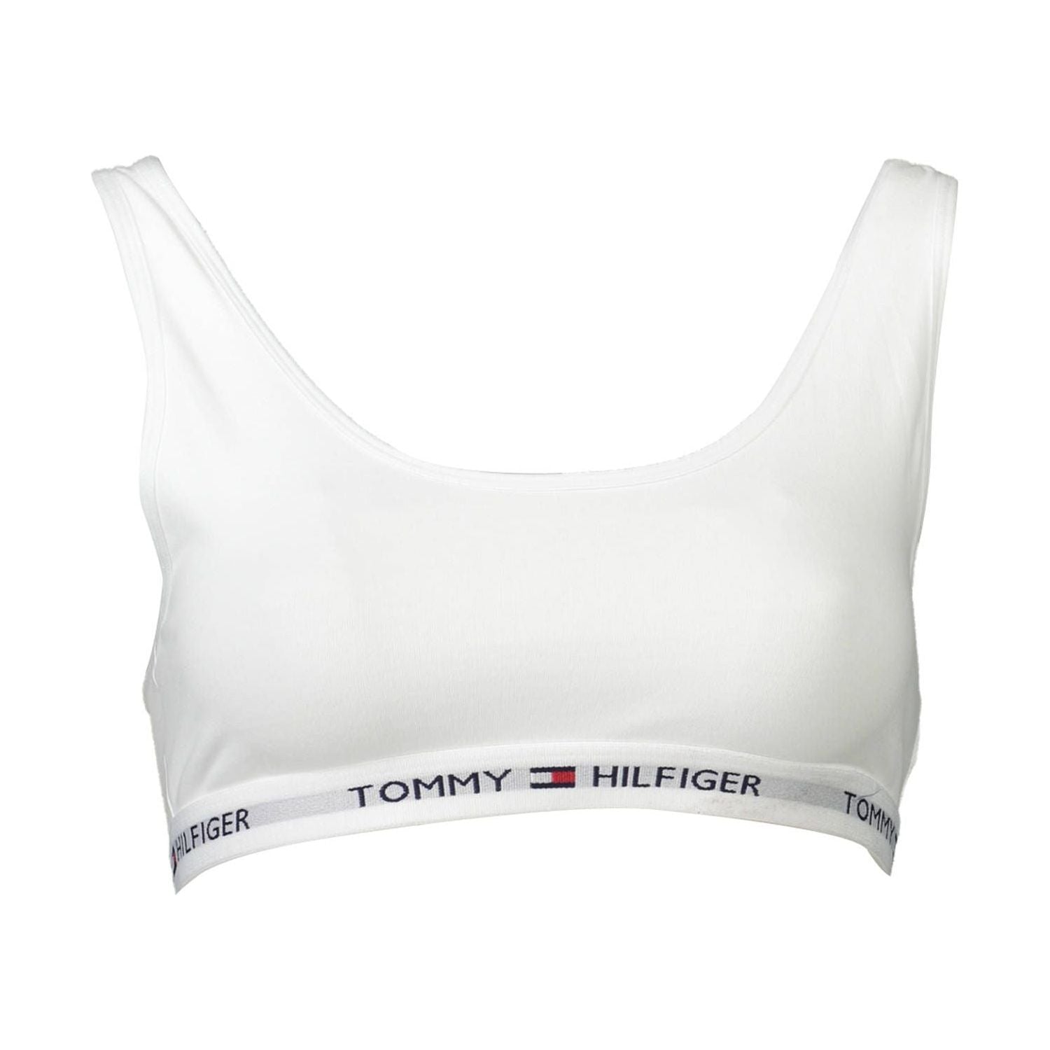 Tommy Hilfiger White Cotton Women Sports Bra