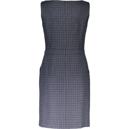 Gant Blue Wool Women Dress Gant