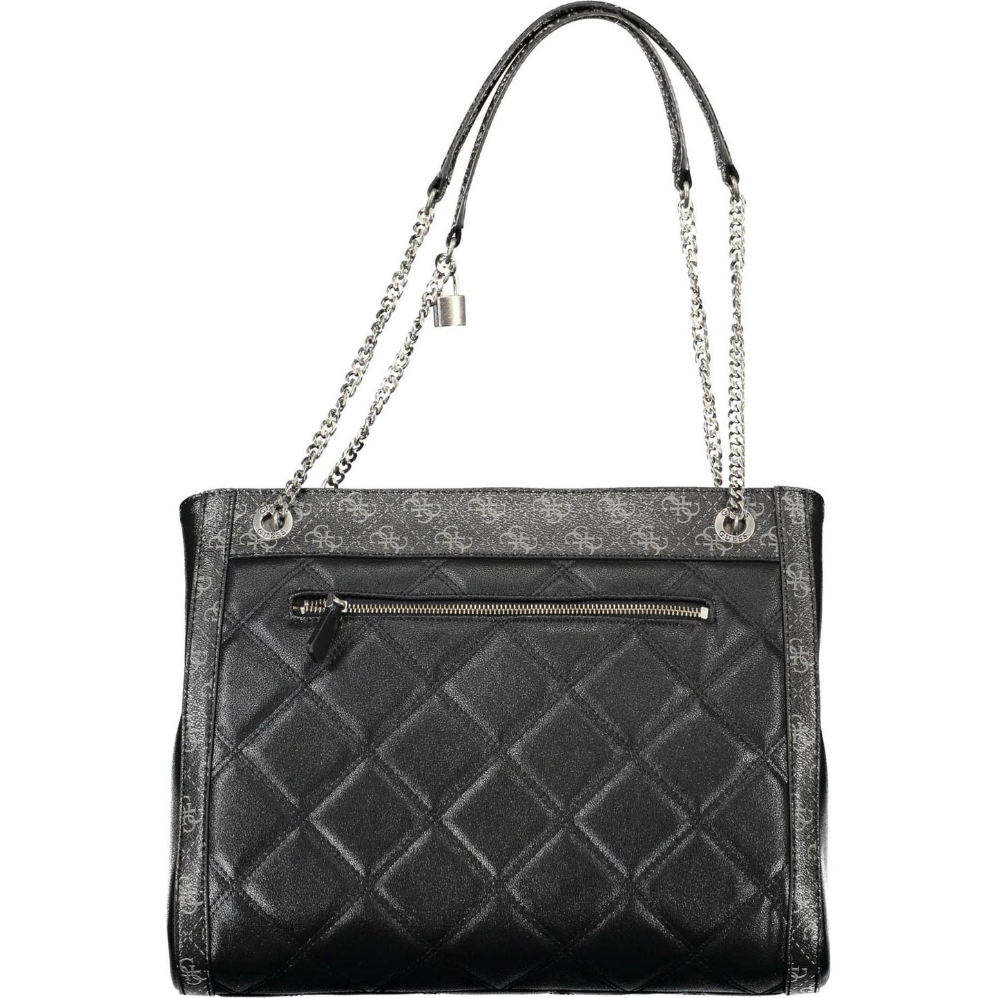 Guess Jeans Elegant Black Multi-Compartment Handbag Guess Jeans