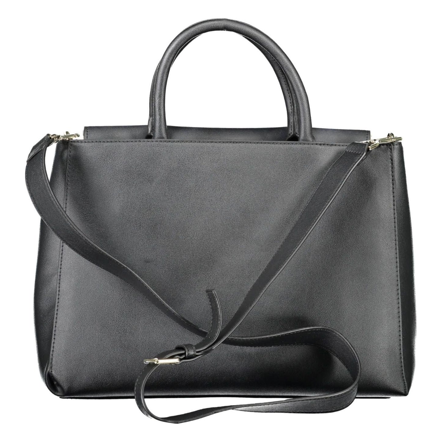 Calvin Klein Elegant Dual-Handle Designer Bag with Logo Calvin Klein