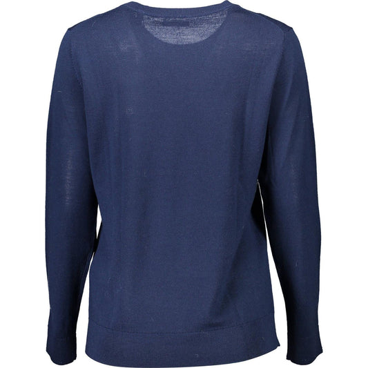 Gant Blue Wool Women Sweater Gant