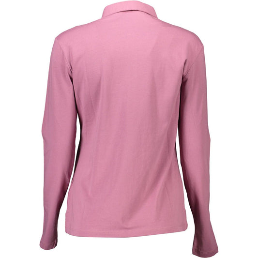 U.S. POLO ASSN. Chic Long-Sleeved Pink Polo for Women U.S. POLO ASSN.