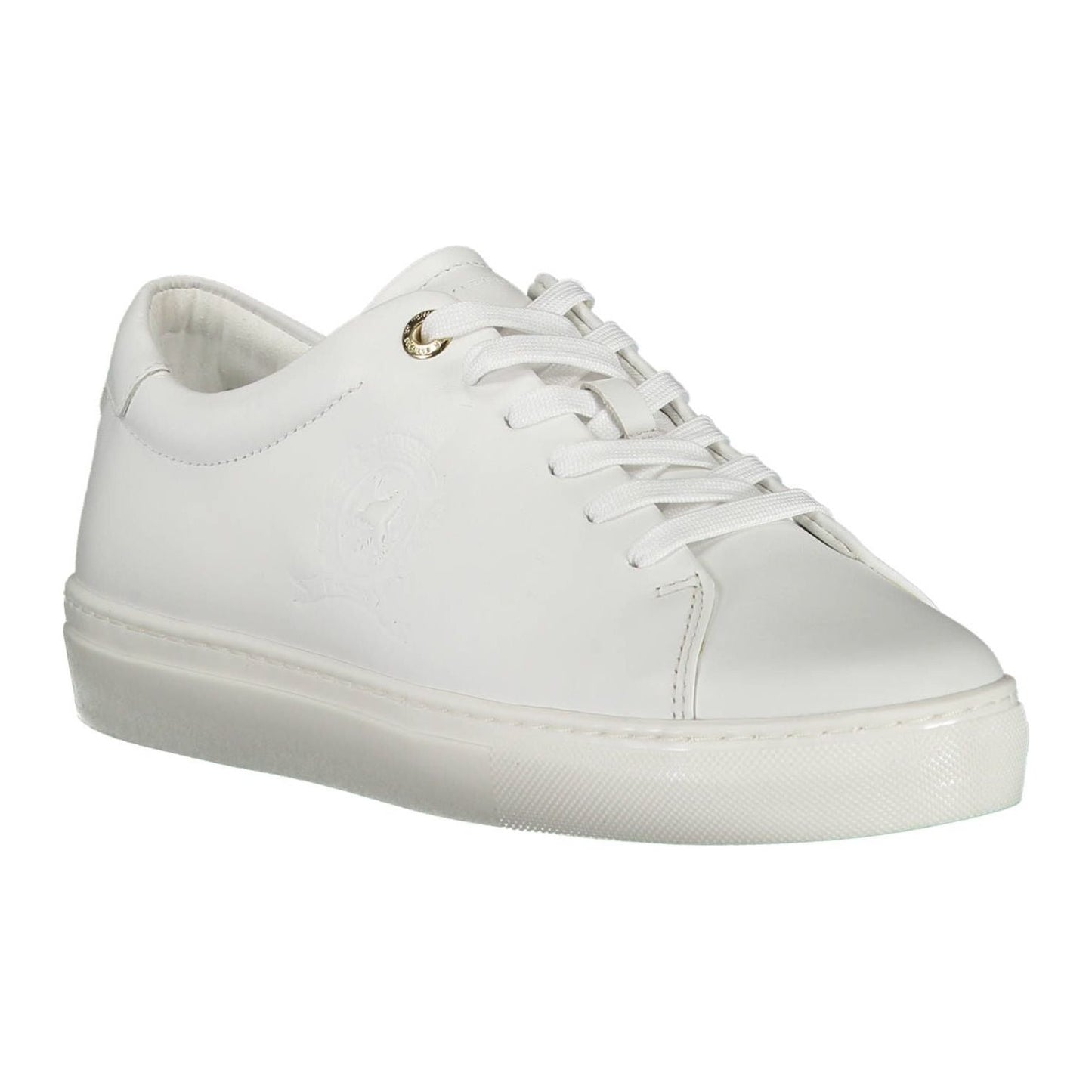 Tommy Hilfiger Sleek White Lace-Up Sneakers Tommy Hilfiger