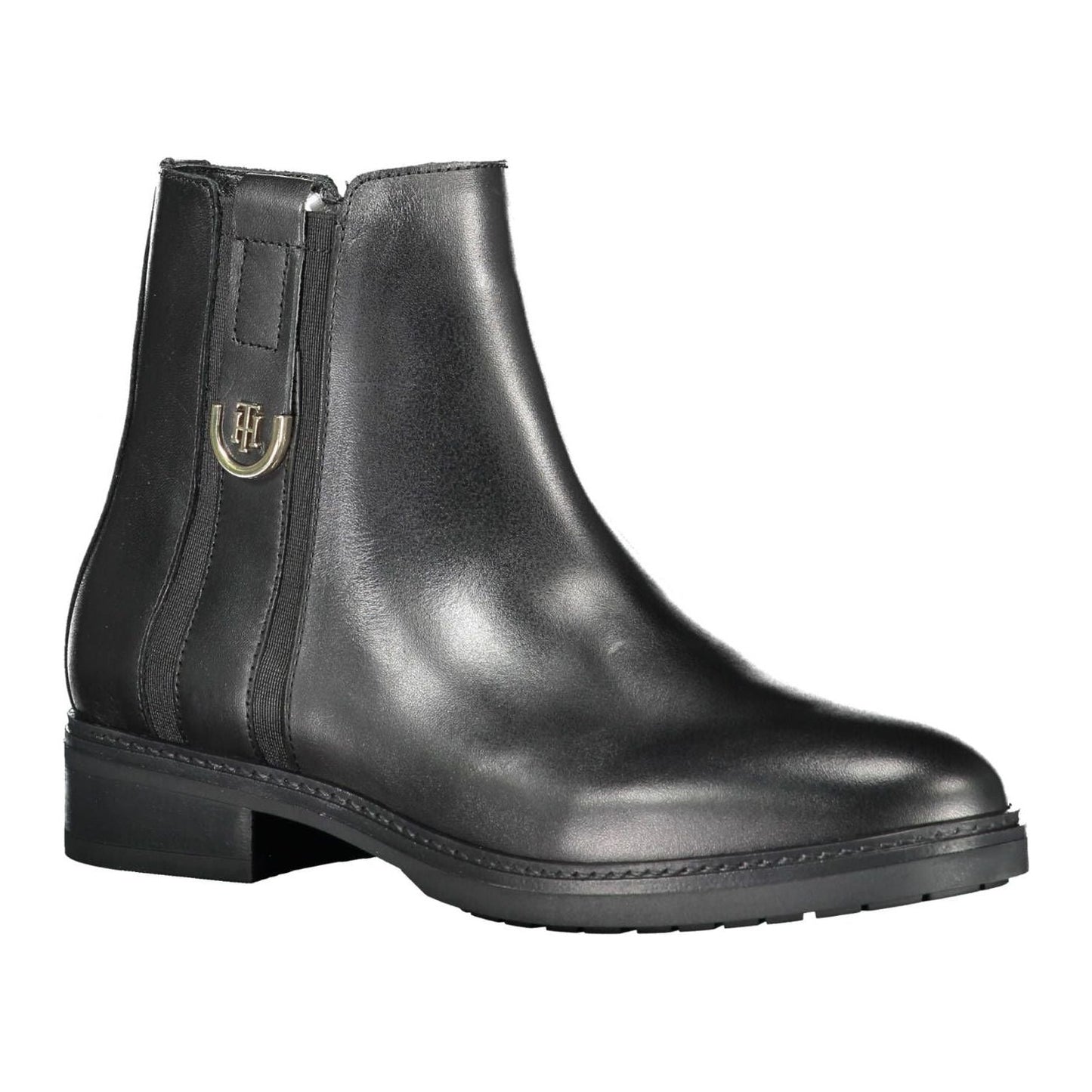 Tommy Hilfiger Chic Ankle Boot with Contrast Detailing and Side Zip Tommy Hilfiger