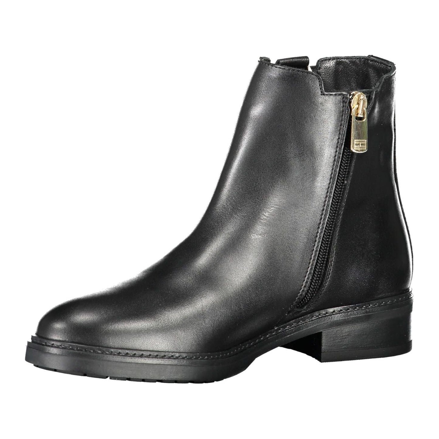 Tommy Hilfiger Chic Ankle Boot with Contrast Detailing and Side Zip Tommy Hilfiger