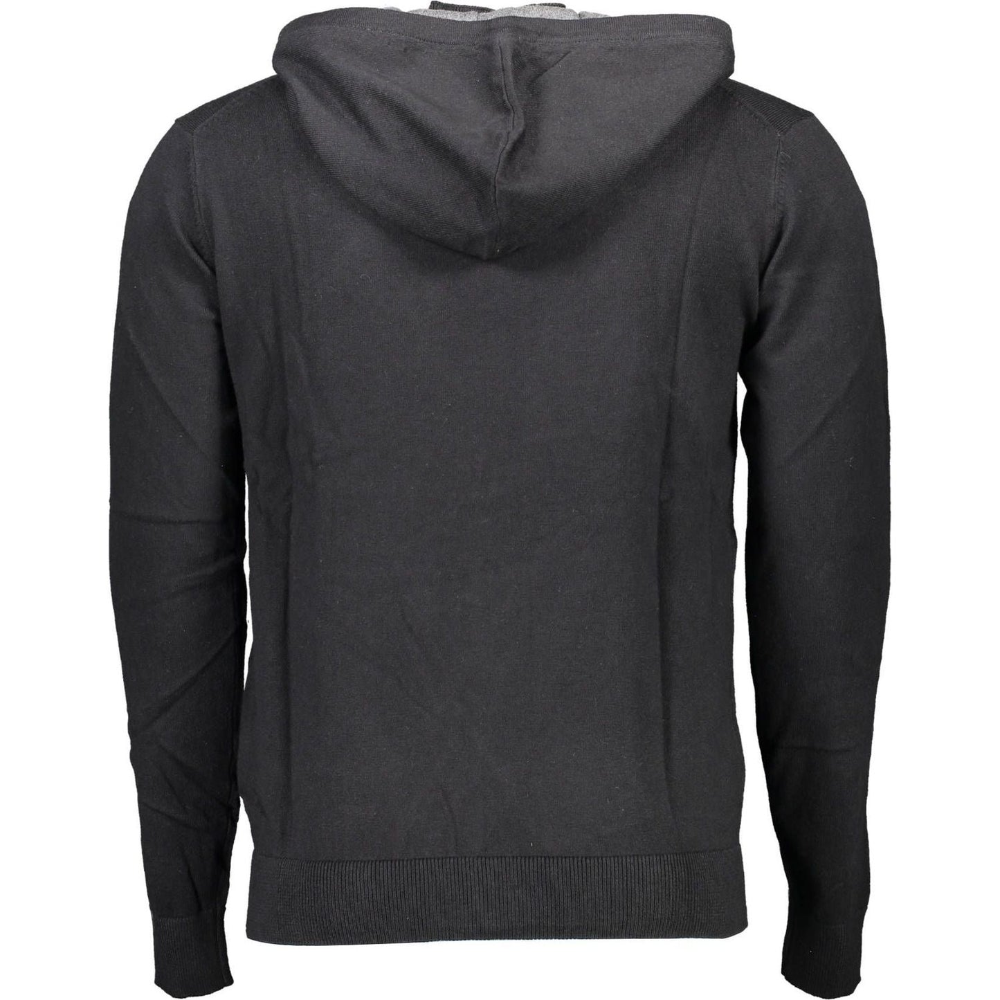 U.S. POLO ASSN. Sleek Hooded Cotton-Cashmere Zip Cardigan U.S. POLO ASSN.