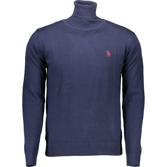 U.S. POLO ASSN. Blue Cotton Men Sweater U.S. POLO ASSN.