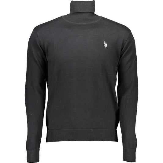 U.S. POLO ASSN. Elegant High Collar Cotton Cashmere Sweater U.S. POLO ASSN.