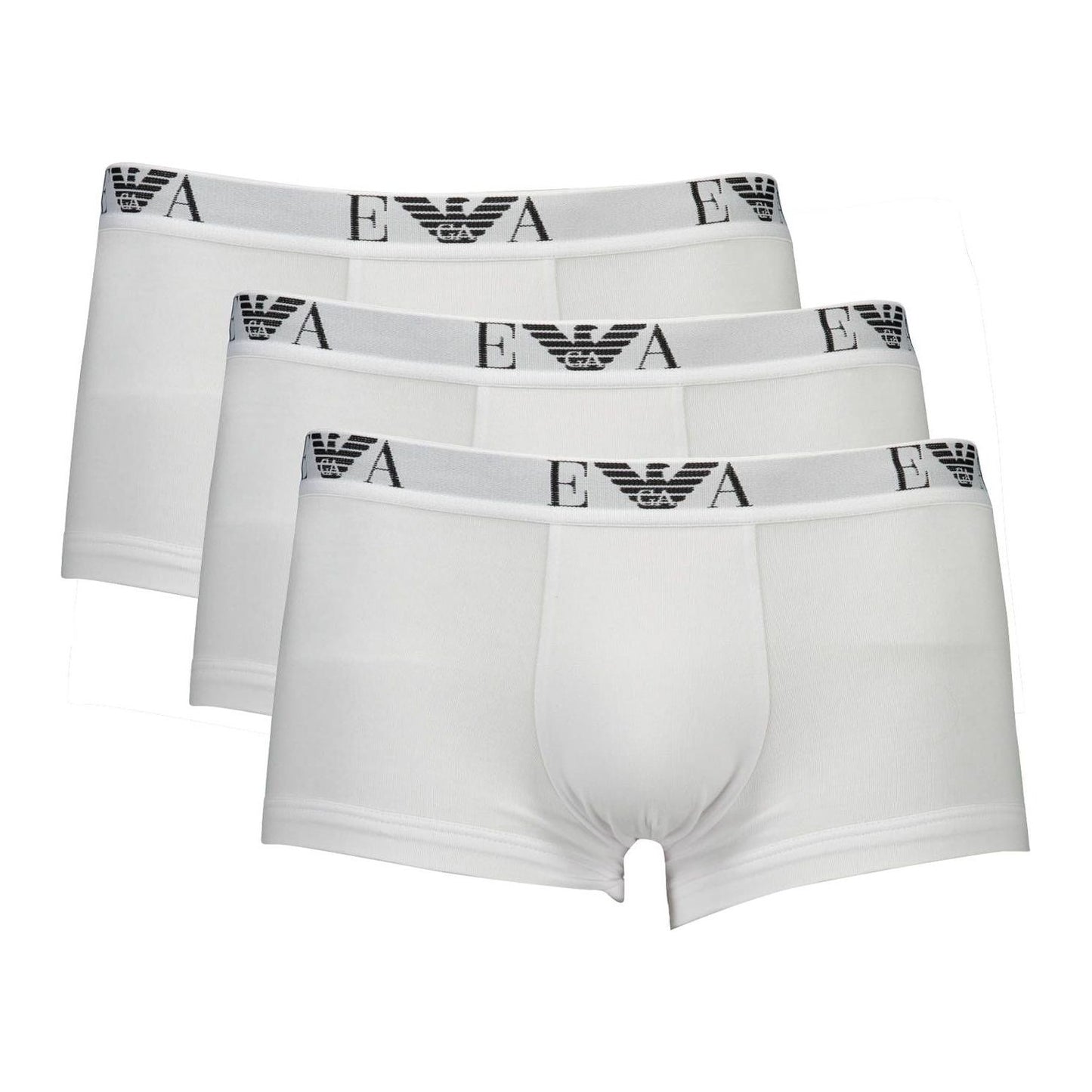 Emporio Armani Elegant Tri-Pack Designer Trunks Emporio Armani