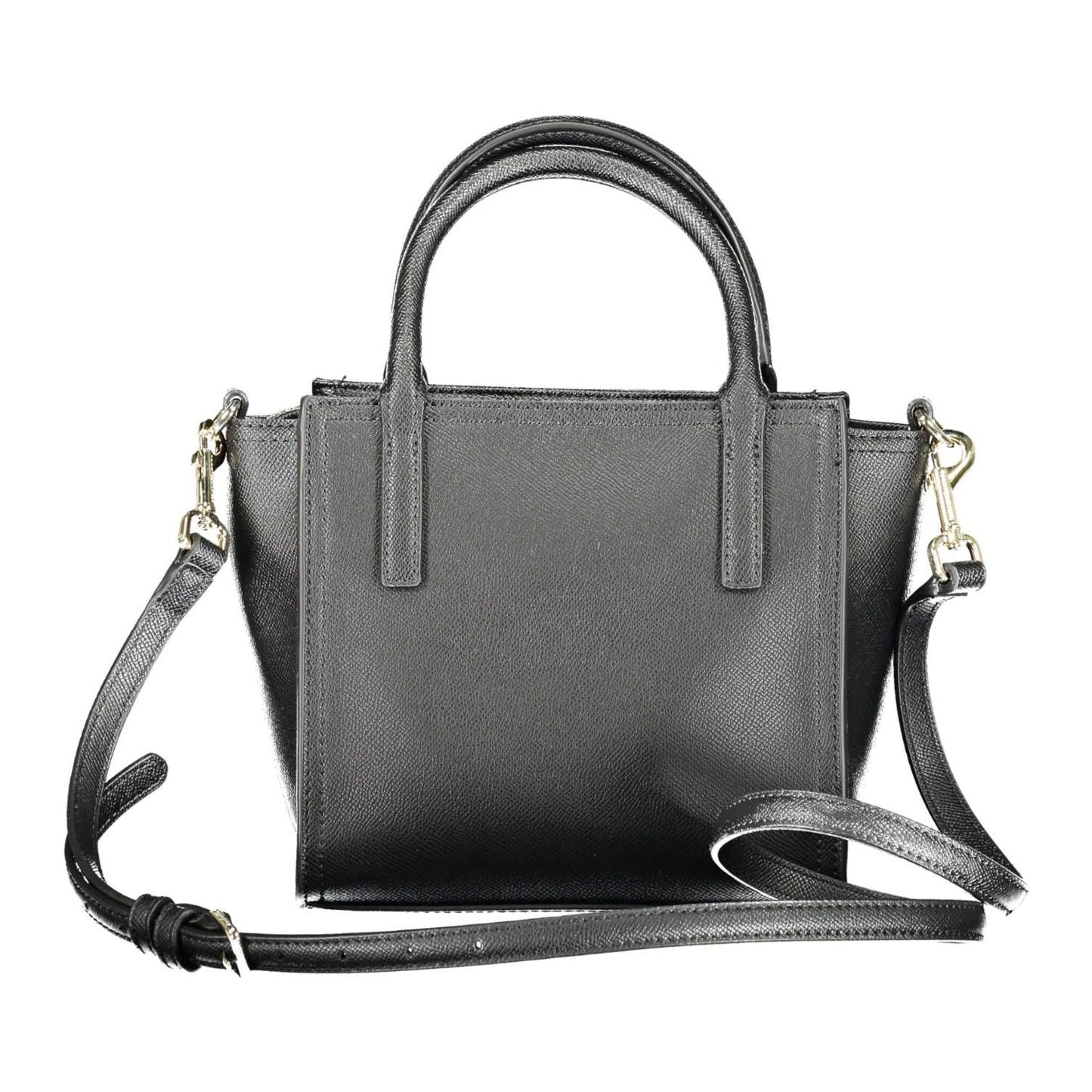 Tommy Hilfiger Elegant Black Shoulder Bag with Contrasting Details Tommy Hilfiger