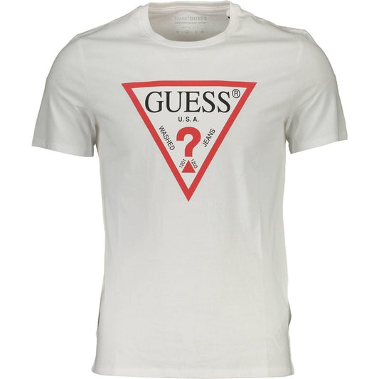 Guess Jeans Sleek Organic Slim-Fit Tee with Logo Guess Jeans