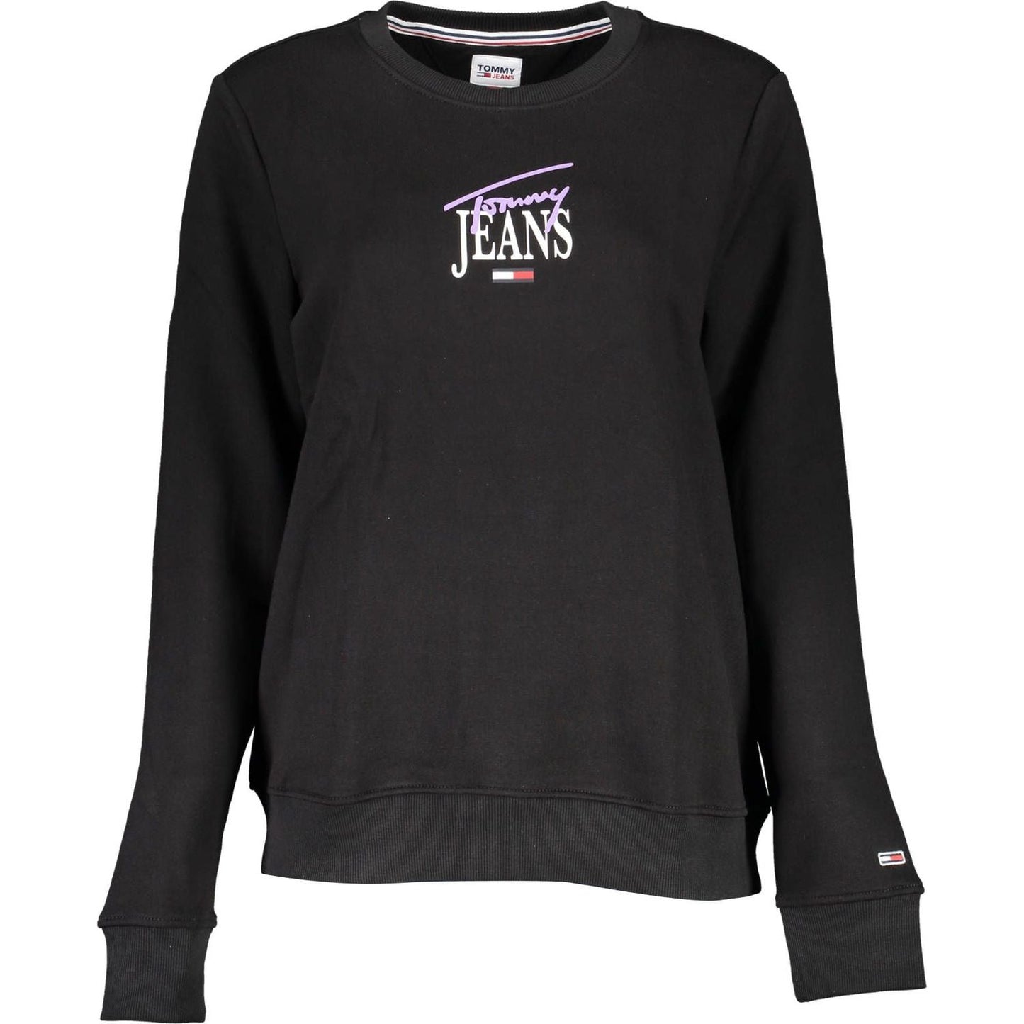 Tommy Hilfiger Chic Black Sweatshirt with Timeless Appeal Tommy Hilfiger